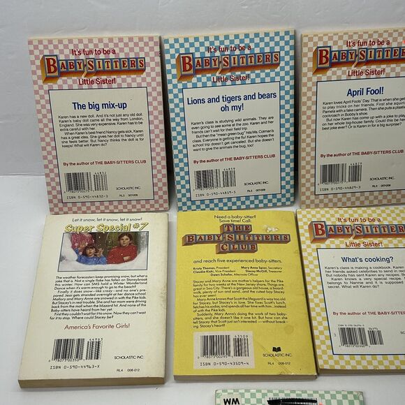VTG Lot The Baby-Sitters Club Paperback Books 7, 8, 23, 24, 27, 74, 77, 93, 112 - Picture 8 of 11